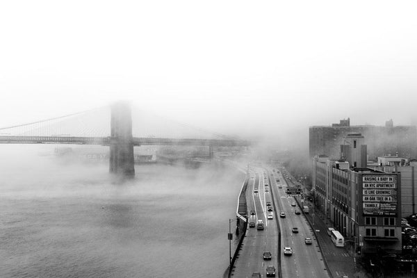 Fog Over The Brooklyn Bridge