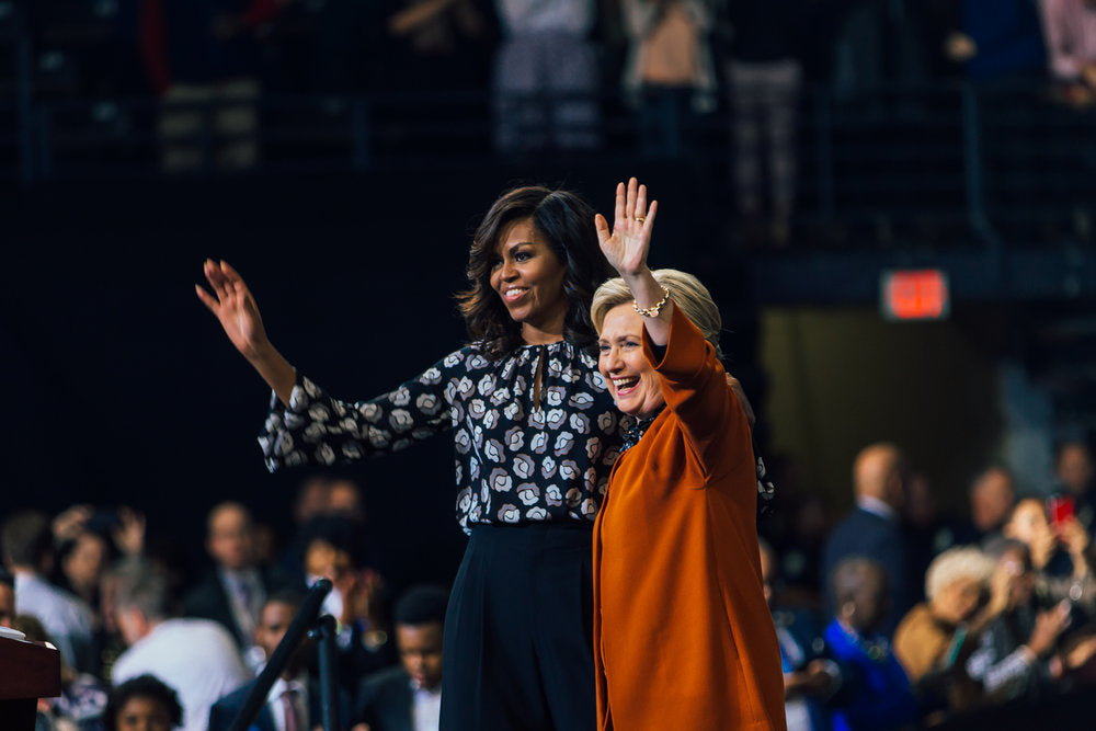 The First Lady & Hillary Clinton Speak at Wake Forest University, NC